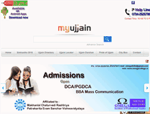 Tablet Screenshot of myujjain.com